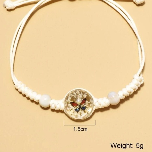 Butterfly String Bracelet Adjustable - Picture 7 of 9